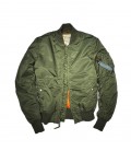 MA1 VF SLIMVIT WOMENS SAGE ALPHA INDUSTRIES  BOMBER FLIGHT JACKET 