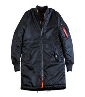 MA 1 LONG COAT REP BLUE  ALPHA INDUSTRIES