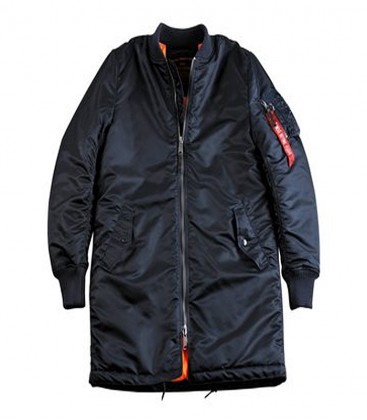 MA 1 LONG COAT REP BLUE  ALPHA INDUSTRIES