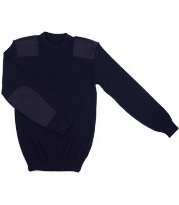 COMMANDO TRUI NAVY BLAUW 100 % WOL FIJN GEBREID MACHINE WASBAAR BLAUW