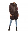 MA 1  COAT PM WMN ALPHA INDUSTRIES  VINTAGE BROWN