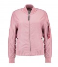 WOMANS  MA - 1 TT  SILVER PINK ALPHA INDUSTRIES  ZOMER /FLIGHT JACKET/BOMBER