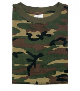 CAMOFLAGE TSHIRT KORTE MOUW